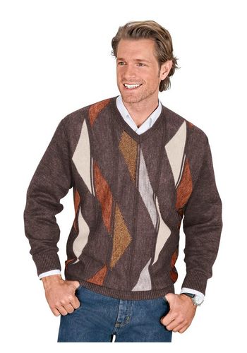 Пуловер с V-воротником Classic